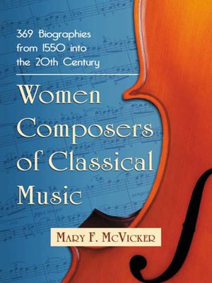 cover image of Women Composers of Classical Music